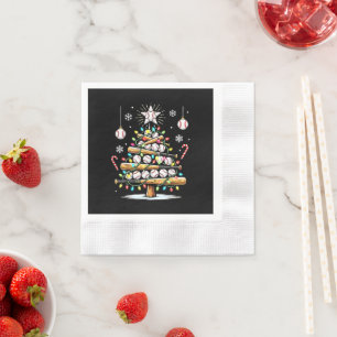 Baseball Christmas Tree Napkin