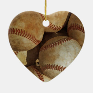 Baseball Christmas Tree Ornament