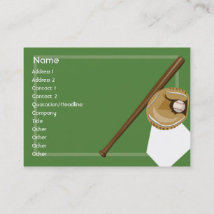 Baseball - Chubby Business Card