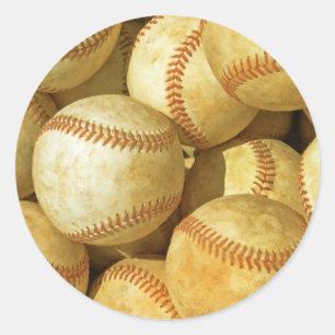 Baseball Classic Round Sticker