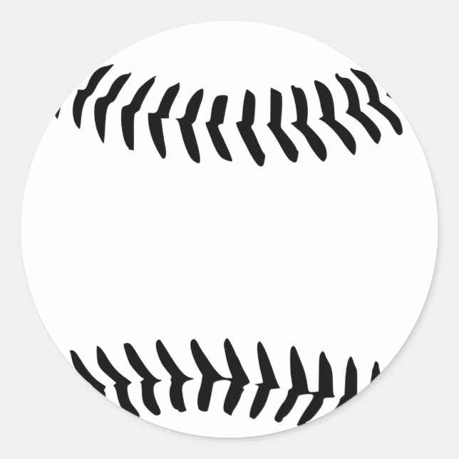 Baseball Classic Round Sticker (Front)