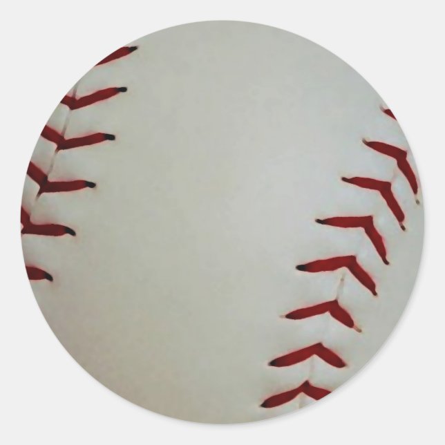 Baseball Classic Round Sticker (Front)