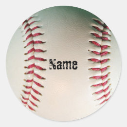 Baseball classic round sticker