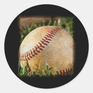Baseball Classic Round Sticker