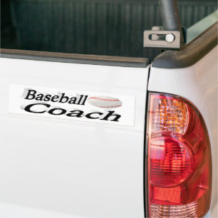 Baseball Coach Bumper Sticker