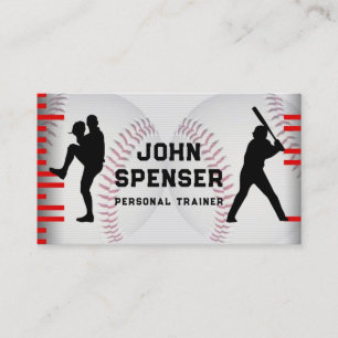 Baseball Coach Business Card