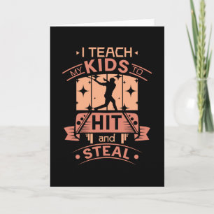 Baseball Coach Card