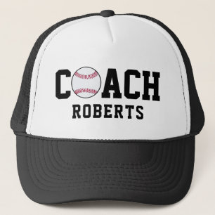 ⚾️ Baseball Coach [custom name] Trucker Hat