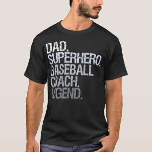  Baseball Coach Dad T-Shirt