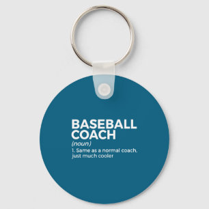 Baseball Coach Definition Design Key Ring
