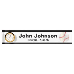 Baseball Coach   DIY Name Nameplate