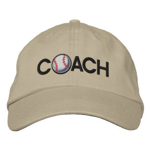 Baseball Coach Embroidered Hat