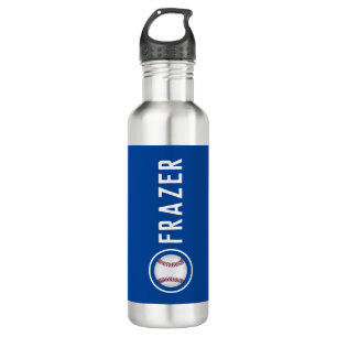 Baseball coach gift personalised 710 ml water bottle
