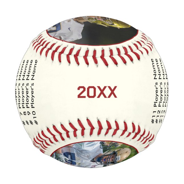 Baseball Coach Gifts, Team Photo, Coach Photo (Back)