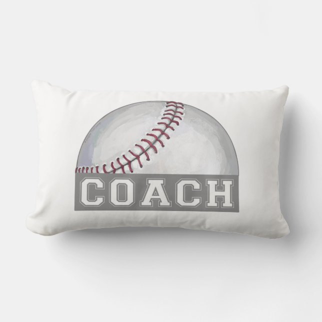 Baseball Coach Lumbar Cushion (Front)