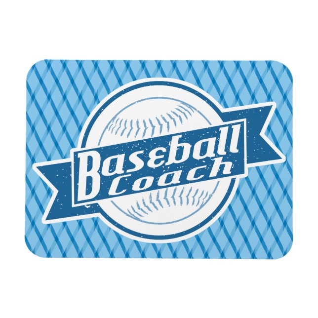 Baseball Coach Magnet (Horizontal)