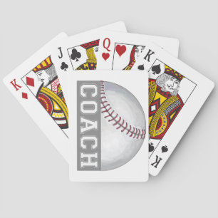 Baseball Coach Playing Cards