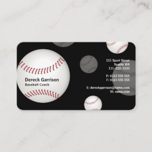 Baseball Coach   Professional Business Card