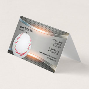 Baseball Coach   Professional Business Card