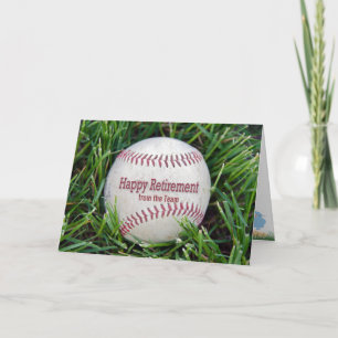 Baseball Coach Retirement  from Team Card