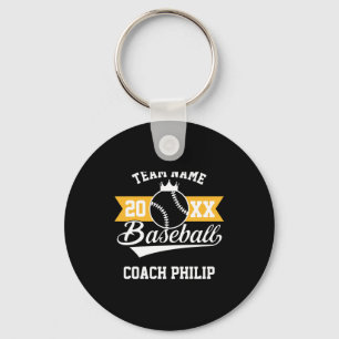 Baseball Coach Retirment Team Mom Player Team Gift Key Ring