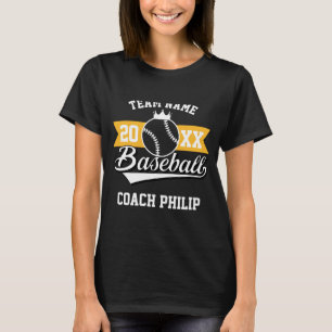 Baseball Coach Retirment Team Mom Player Team Gift T-Shirt
