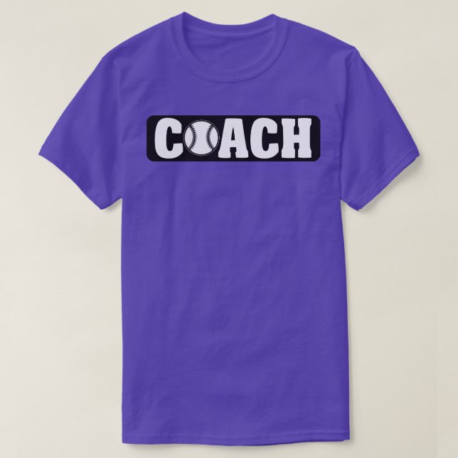 Baseball Coach T-Shirt (Design Front)