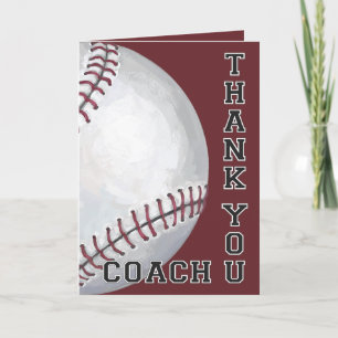 Baseball Coach Thank You