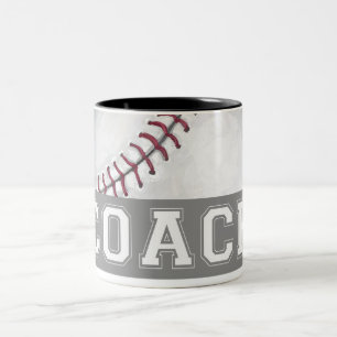 Baseball Coach Two-Tone Coffee Mug