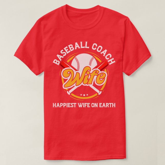 Baseball Coach Wife Professional Mom Instructor  T-Shirt (Design Front)