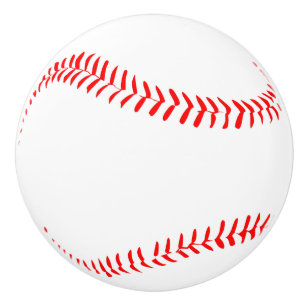Baseball Coach's Office, Fieldhouse or Kids' Room Ceramic Knob