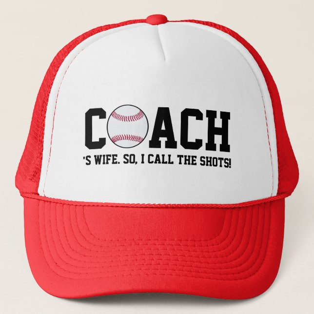 ⚾️ Baseball Coach's Wife's Trucker Hat (Front)