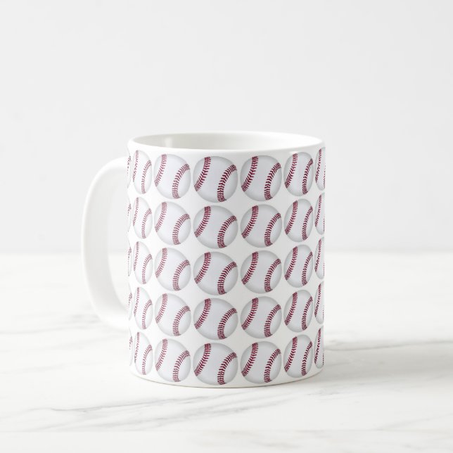 Baseball Coffee Mug (Front Left)