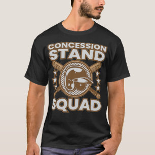 Baseball Concession Stand Squad animals -  T-Shirt