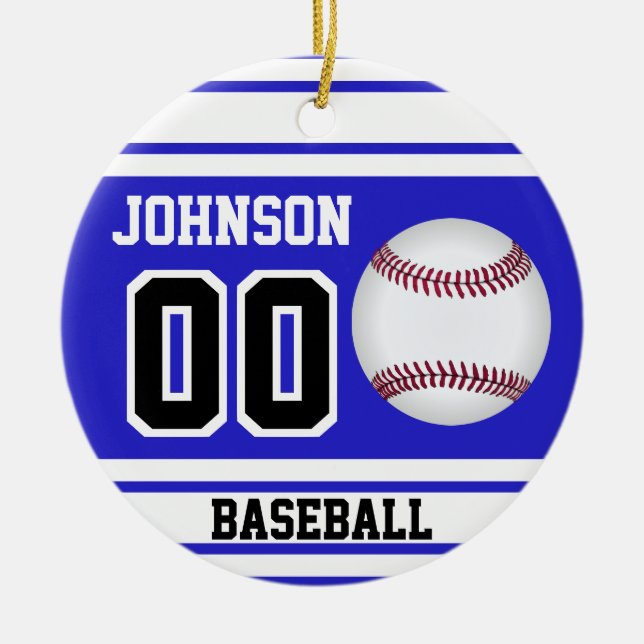 Baseball | Create Your Own Ceramic Tree Decoration (Front)