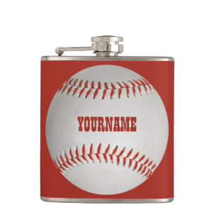Baseball custom flask