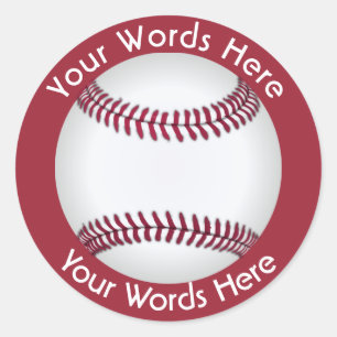 Baseball Custom Sticker