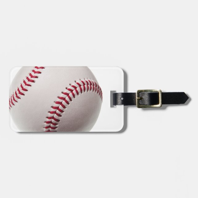 Baseball - Customised Luggage Tag (Front Horizontal)