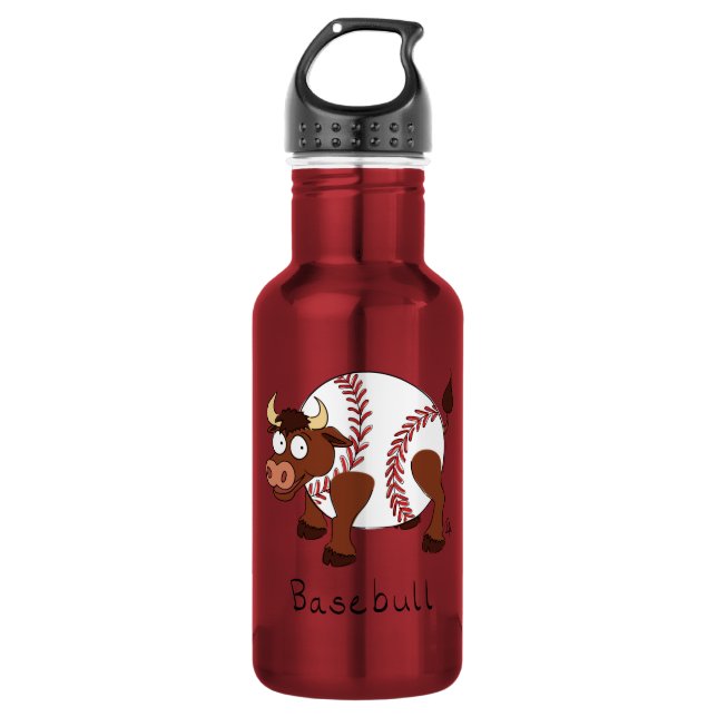 Baseball Cute Kids Cartoon Sports 532 Ml Water Bottle (Front)