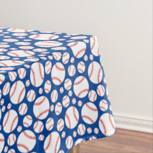 Baseball Cute Sports 1st Birthday Party Tablecloth
