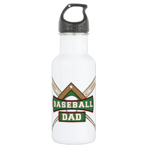 Baseball Dad 32 oz. 532 Ml Water Bottle