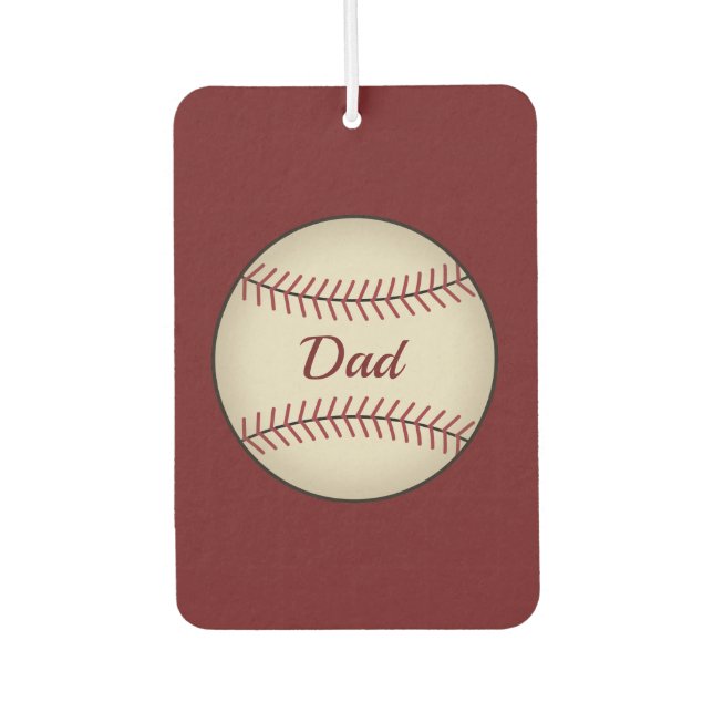 Baseball Dad Air Freshener  (Front)
