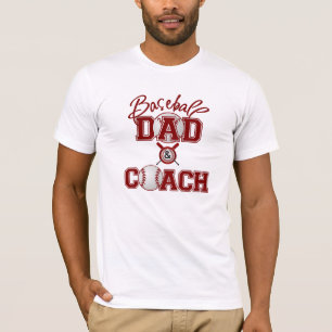 Baseball DAD and COACH T-Shirt