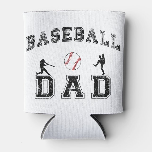 Baseball DAD Can Cooler (Front)
