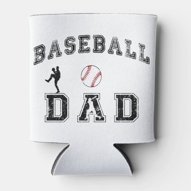 Baseball Dad Can Cooler (Front)