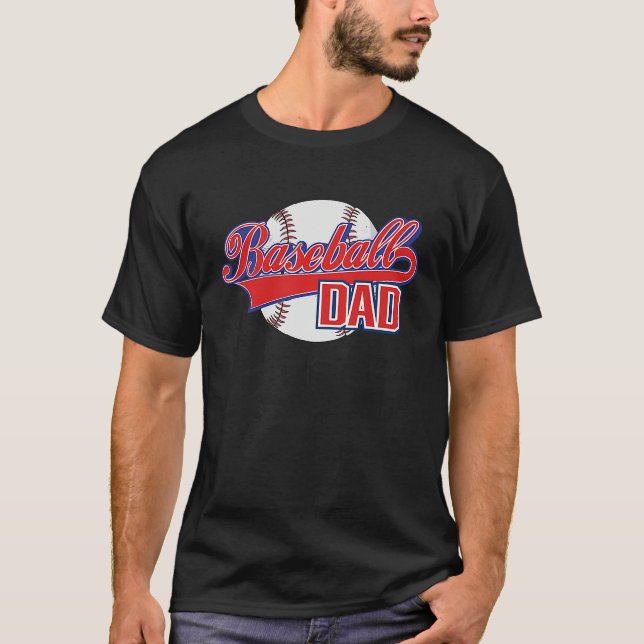 Baseball Dad  Coach Baseball T-Shirt (Front)