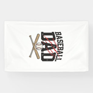 Baseball Dad Distressed Vintage Engraving Shirt De Banner