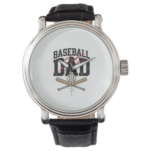 Baseball Dad Distressed Vintage Engraving Shirt De Watch