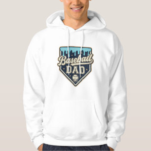 Baseball Dad Drippy Home Plate Vintage Vector Desi Hoodie