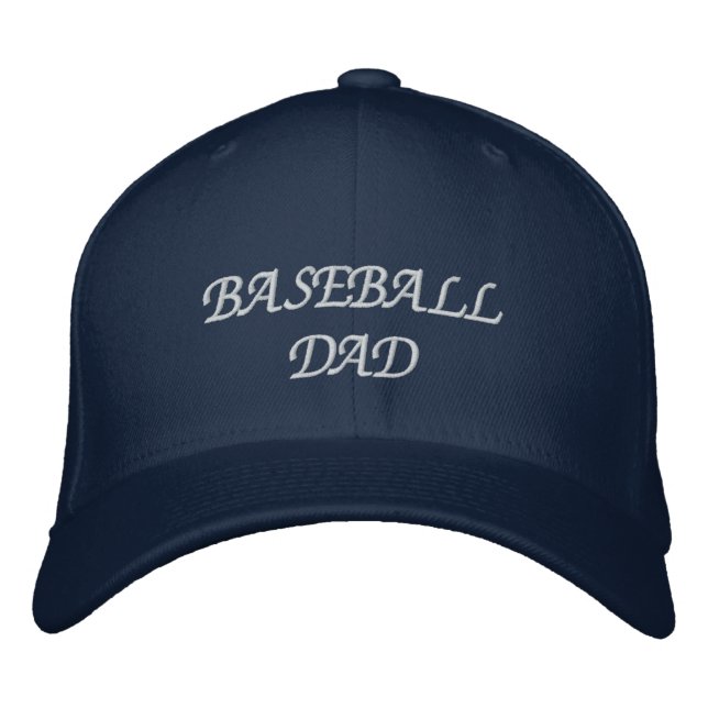 Baseball Dad Embroidered Hat (Front)